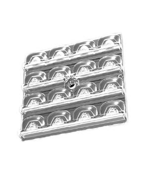 China Lentes prácticas de la óptica de SMD3030 LED, módulo cuadrado de 50x50m m LED en venta