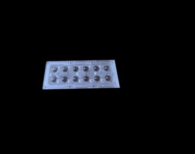 China 173X71Mm Led Module Lens Optical Light Manufacturers 60 Degree Pc Led Flood Light Lens en venta