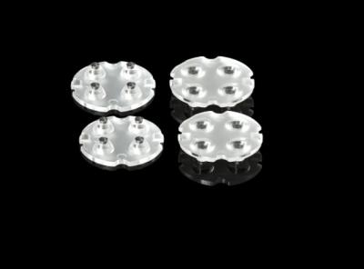 China Lente LED COB versátil Φ19.2*3.7 4in1 Lente de reflexos para todas as aplicações de iluminação à venda