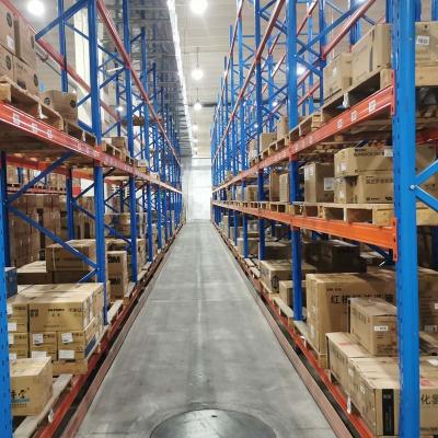 China Power Coating Customized Very Narrow Aisle Pallet Racking Vna Warehouse Racking for sale
