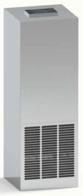 China DC Motor High Static Pressure Vertical Ducted Concealed Type Fan Coil Unit with Optional Electric Heater for sale