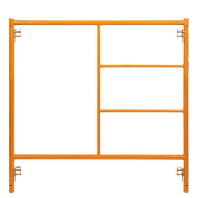 China Industrial V Lock C Lock Scaffolding End Frame Spring Rivets Braids Steel Frame Scaffolding for sale