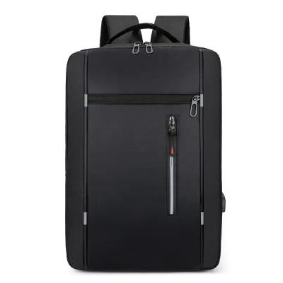 China Customized Multi-pocket Cheap Customized Black Gray Black Gray Men's None Gift Business Laptop Backpack for sale