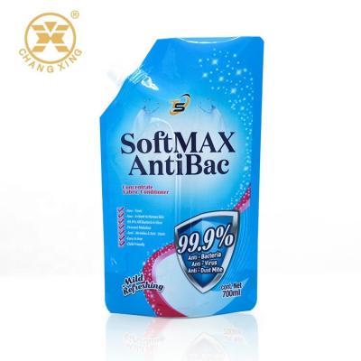 China bolso de empaquetado detergente líquido de la bolsa del polvo del LDPE de 250ml 5L con el canalón en venta