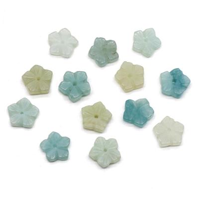 China Amazon DIY Peach Flower Petal Hairpin Stage Flip Material Handmade Stone Accessories for sale