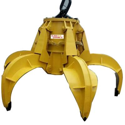 China Steel Plant Continuously Electric Motor-Hydraulic Scrap Steel Grab en venta