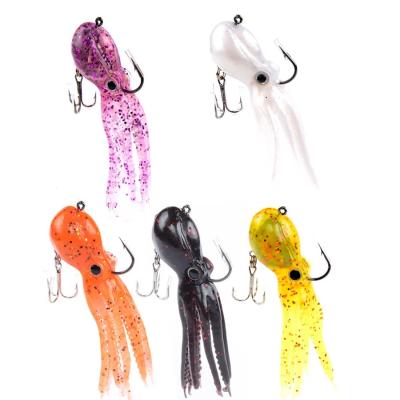 China YOUME Octopus Soft Bait Octopus Soft Baits 23g 9cm Long Tail Lead Head Octopus Soft Fishing Lures for sale