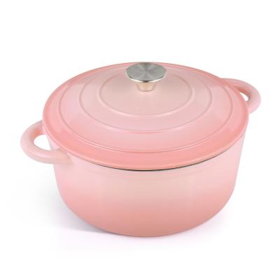 China 5.5Qt Enameled Cast Iron Dutch Oven - Perfect for Baking Bread & Sourdough, Oven-Safe for sale