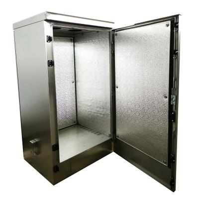 China Custom Insulated Fiberglass Stainless Steel Electrical Enclosure Metal Panel Insulated Outdoor Box for sale
