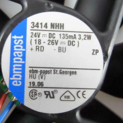 中国 コンパクト 3414 NHH 産業用遠心風扇 35000 時間使用寿命 L10 販売のため