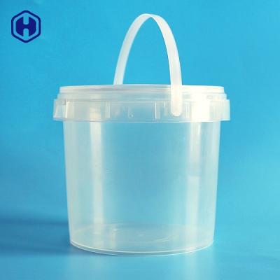 China Plastic PP Clear Food Grade Bucket Strong Waterproof Heat Resistant for sale