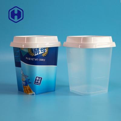 China Mold Label Ice Cream Dairy 22OZ IML Plastic Containers for sale