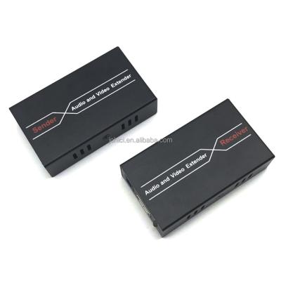 China HD RJ45 Network LAN Extender 60M HD to RJ45 Cable Converter Repeater by Cat 5e Cat 6 1080P for sale