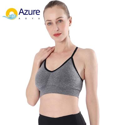 China Breathable Fitness Women Girls Running Gym Yoga Sports Underwear Top Vest Customized OEM for sale