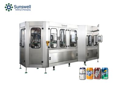 Chine Chaîne de production de remplissage de boisson de soude de boîte en aluminium machine d'embouteillage carbonatée à vendre