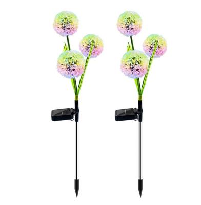 China Dandelion Flower Dandelion Lamp Christmas Lights Home Decorative Lighting Solar Outdoor Christmas Garden Yard Lawn Fence Pathway House Decor for sale