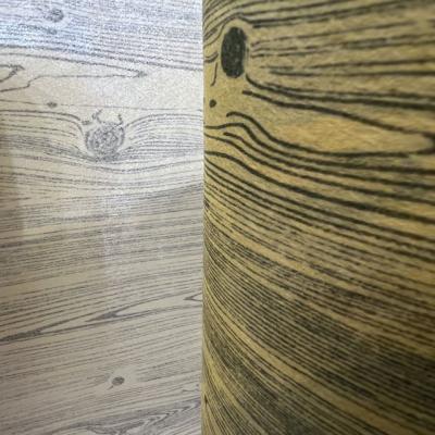 China 40g/M2 Polyester Veil Of Wood Pattern for FRP Profile Outlook Resembling Made Of Timber for sale