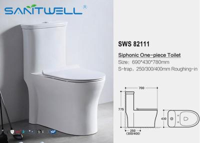 China Round siphonic wc Self-cleaning glaze style Ceramic Material for sale
