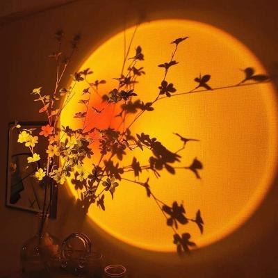 Cina 30000 Hour Lifetime Modern Sunset Table Lamp for Bedroom LED RGB Floor Light Night Projector in vendita