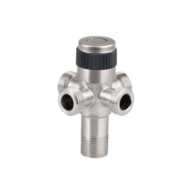 China 304 Brushed AYDIN Outdoor 304 Brushed SS304 SUS304 Outdoor Washing Machine Toilet 4 Way-Angle Valve for sale