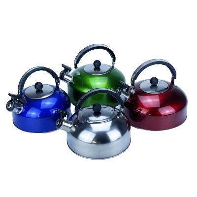 China Sustainable Kitchen Accessories Tools Thicken Stainless Steel Whistling Tea Kettle for sale