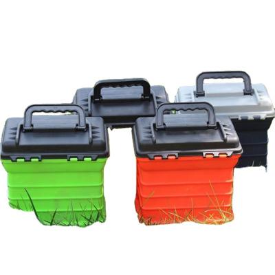 China Durable Portable Double Sided Plastic Lure Box , Multi Compartment Plastic Lure Storage Box for sale