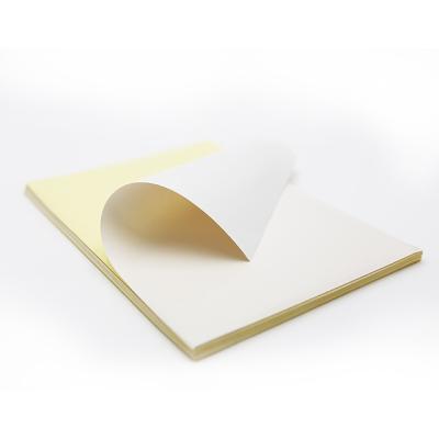 China ANTISTATIC Custom shape brown kraft paper self-adhesive label sticker for sale