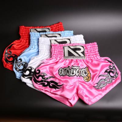 China Anti-Wrinkle High Waisted Ladies Boxing Shorts Boxers Pants Muay Thai Shorts Women Fight Female Wholesale for sale
