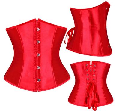 China 2021 Breathable High Quality Elegant Solid Color Corset Plastic Boning Body Shaping Belt Wedding Bumping for sale