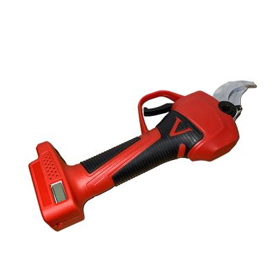 China Anti-skid handle 45MM electric pruner cordless pruner shear and garden cutting tools for sale