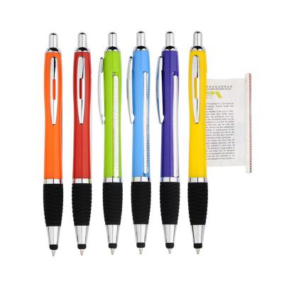 China Promotional Pen Plastic and custom logo roller banner pen multi-function with contact wholesale advertising pen for sale