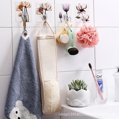 China Strong Adhesive Stocked Cartoon Hook Door Wall Storage Rack For Kitchen Bathroom for sale