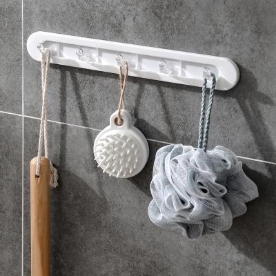China Stored Sliding Strong Squishy Towel Hook Holder Door Squishy Bathroom Kitchen Coat Back Wall Hook for sale