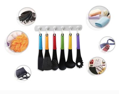 China 360 Degree Minimalist Wall Plastic Multifunctional Creative Home Socks Clip Underwear Drying Adhesive Hooks for sale