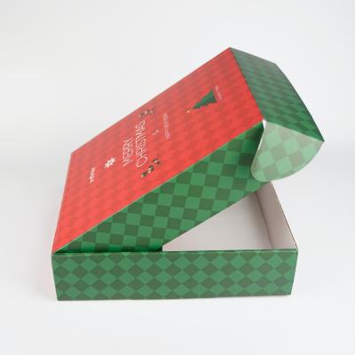 Chine En gros Logo personnalisé de Noël Chocolat bonbons cadeau Emballage Boîtes de courrier Boîte en papier ondulé Pour cadeau de Noël à vendre