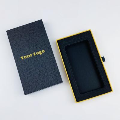 China Wholesale Luxury Paper Sliding Drawer Boxes custom eva foam Phone case Packaging with your own logo for sale