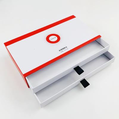 China Custom Luxury Makeup Packaging Double Drawers Gift Box Cosmetic Cardboard Packaging Box for Beauty Products for sale
