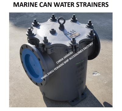 China Marine Can Water Filter Jis 5k-5k-300a S-Type Cast Iron Body With Stainless Steel Filter for sale