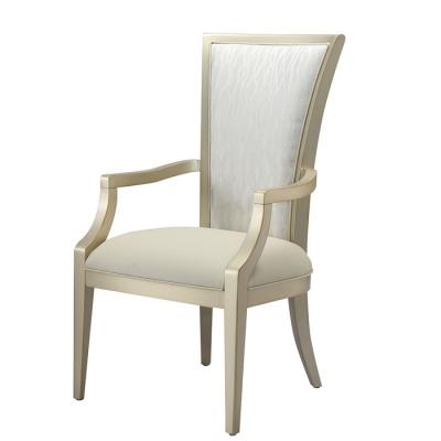 China Modern Nordic Wooden Dining Table And Chairs Sillas Para Comedor Luxury White Dining Chairs With Arms en venta