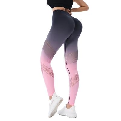 China Breathable Custom Logo Sexy Women High Waist Yoga pants Quick drying breathable High quality Women's yoga pants for sale