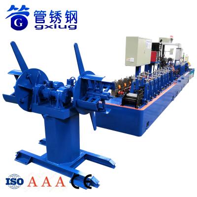 China Decorative Square Tube Stainless Steel Pipe Making Machine for sale