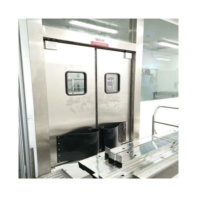 China Excellent 2022 PVC Waterproof Industrial Plastic Double Swing Free Door For Cold Rooms And Workshops for sale