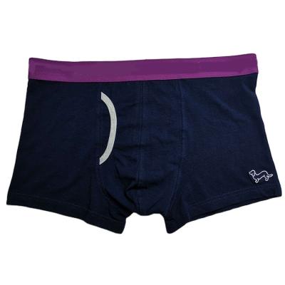 China High Quality Anti-Static Material Mens Cotton Panties Breathable Underwear With Pockets for sale