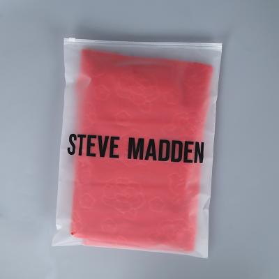 China Custom Made Custom Logo Packaging Clothes Beauty Zip Plastic Bags Moisture Proof Bag With Offset Printing for sale