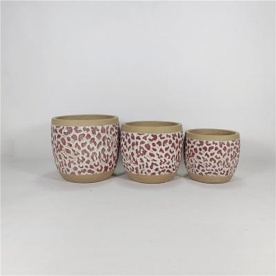 China Custom logo cement flower pots and planters decoration macetas balcony modern succulent pot garden wholesale office home for sale