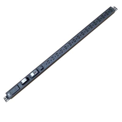 China Smart Meter with Hot Swap Technology 3.7kW Single Phase Metered PDU, C13 Outlets 16 Way 30A IP44 Industrial Cable 6 ft (3.05 m) Cord, Vertical 0U for sale