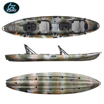 China Fishing fun leisure U-boat new design double tandem kayak sit on top canoe boat with paddles for sale for sale
