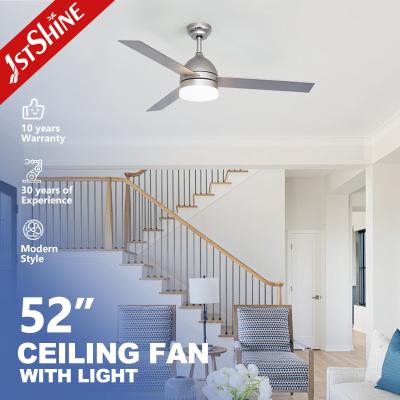 China Controle remoto 52 polegadas LED Ventiladores de teto do quarto com cores multicoloridas e economia de energia à venda