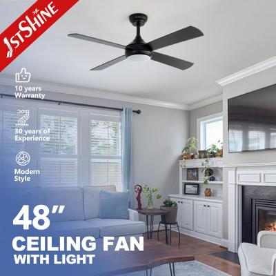 China Finish negro ODM tamaño 3 color LED ventilador de techo atenuable con 110-240V/50Hz-60Hz de entrada en venta