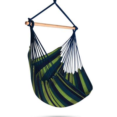 China Modern Indoor And Outdoor Color Line Jacquard Rocking Chair Large Leisure Aerial Hammock for sale